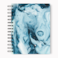 Loud Universe Spiral Notebook Marble Deep Sea Hard Cover Notebook with Premium High Quality Paper A5 Size