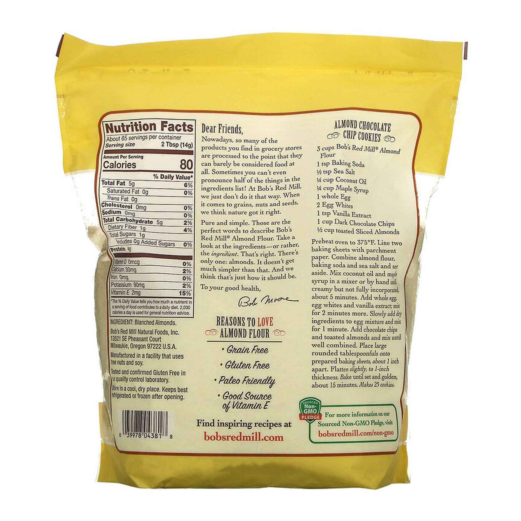 Bob's Red Mill Almond Flour 907 Gram product thumbnail 2