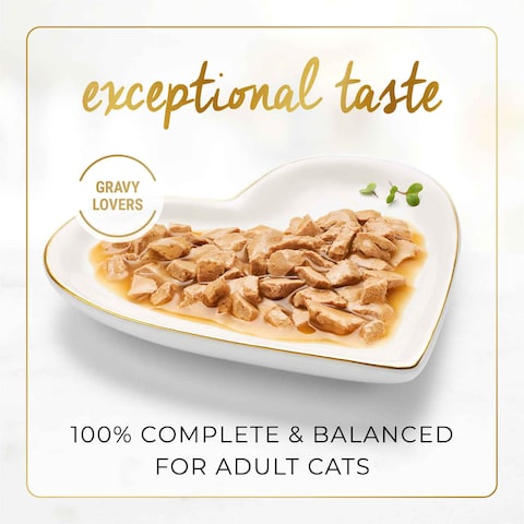 Purina Fancy Feast Gravy Lovers Salmon Feast in Seared Salmon Flavour in Gravy Cat Food, 85g