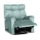 In House Velvet Classic Recliner Chair - Light Turquoise - AB011