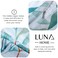 Luna Home Queen size 6 pieces, without filler, leaves design pearl white color, bedding set.