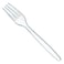 Hotpack plastic clear fork 50pieces