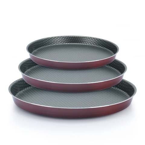 First 1 Pizza Trays Set - 3 Trays