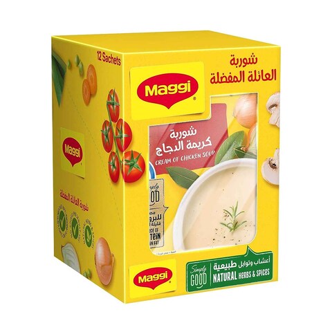 Maggi Soup Cream Of Chicken 71grx12&#39;s