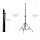 O Ozone Professional Photo Photography Studio 200Cm Height Stodio Light Stand Tripod For Relfectors, Softboxes, Lights, Umbrellas, Backgrounds, DSLR [2 Per Pack] 1/4" Thread Mount [Upgraded]