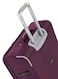 Senator Soft Shell Medium Checked Luggage Trolley For Unisex Ultra Lightweight Expandable Suitcase With 4 Wheels LL003 Purple