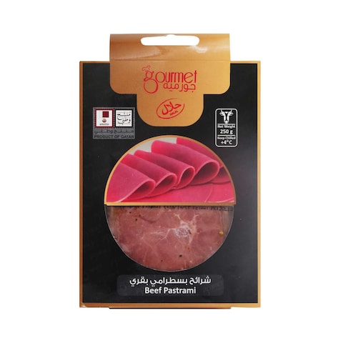 Gourmet Beef Pastrami Slices 250g