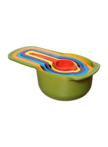 Generic 6-Piece Measuring Cups And Spoons Set -Multicolour
