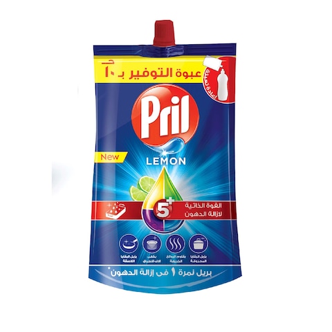 Prill Dishwashing Liquid with Lemon Scent - 350 gm