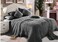 Comfy - Faux Luxe Fur 6pcs Comforter Set - Grey