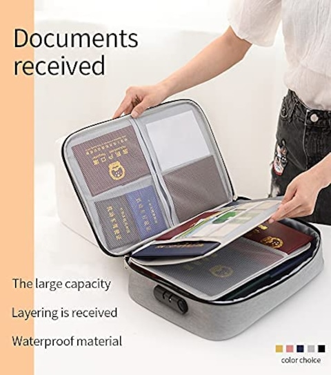 Document Bag with Safe Code Lock
