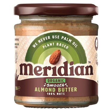 Meridian Organic Smooth Almond Butter 170g