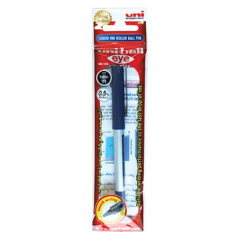 Buy Uni-ball Eye Micro Rollerball Pen Blue 0.5mm in UAE