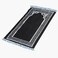 Sundus Prayer Rug In Elegant Cylindrical Box - Al-Madina (Black)
