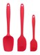 Generic 3-Piece Non-Stick Baking Spatula Set Red