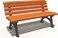 RBWTOYS Wooden Comfortable Lounge Chair. RW-17537  L-120cm
