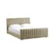 In House Martos Velvet Bed Frame - Single - 200x100 cm - Ivory