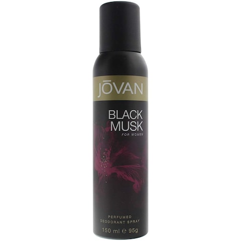 Jovan Black Musk For Women 150ml Deodorant Spray