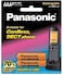 Panasonic AAA2 Ni-MH BK-4LDAW/2BT Cordless,DECT Phone (650mAh) Rechargeable Battery &ndash; One Card