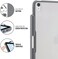 Pipetto Origami no. 3 for iPad 10.9 inch case iPad 10th Generation case cover (2022)   Shock Resistant 5-in-1 Stand Case   Apple Pencil 1 Storage   99.9% Anti-Bacterial - Dark Grey