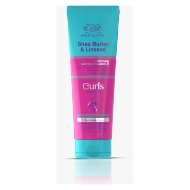 Eva Hair Clinic Curls Shampoo With Shea Butter &amp; Linseed - 230 ml