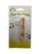 Number 1 Unscented Birthday Candle