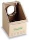 Gaun 0.5 kg Bird Feeder for Pigeons &amp; Other Similar Birds, Plastic Poultry Feeder, Bird Food Dispenser, 11&times;14cm (Made in Spain)