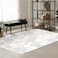 In House Velvet Turkish Rectangular Decorative Carpet - Multicolor - 120x80cm