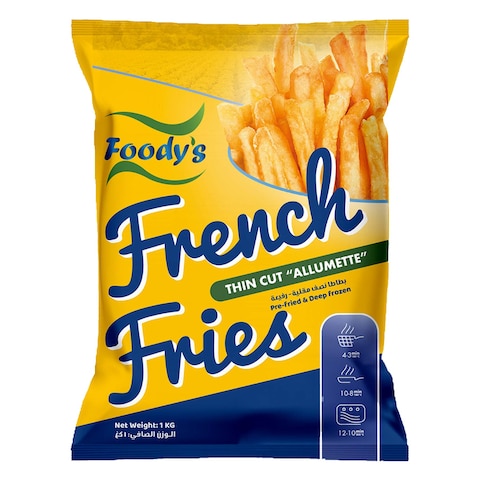 Foodys French Fries Thin Cut 900GR