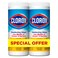 Clorox Disinfecting Wipes Crisp Lemon White 35 Wipes Pack of 2