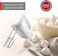Panasonic 175W,Hand mixer 5 Speed selection, with egg beater and dough hook (Model MKGH3)