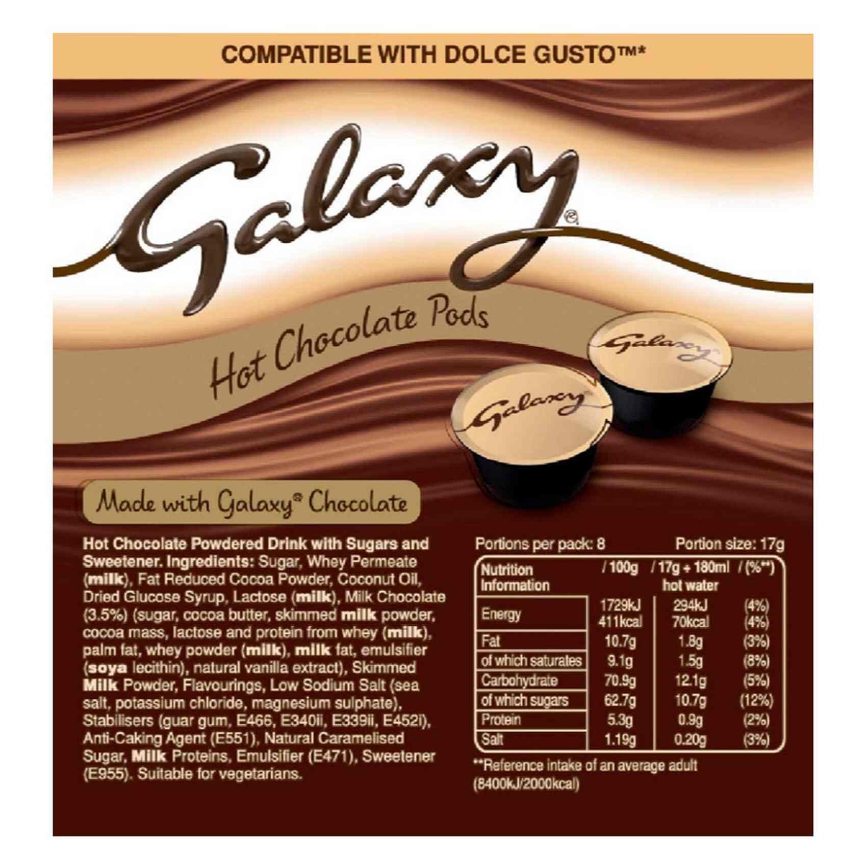 dolce gusto galaxy galaxy white hot chocolate pods
