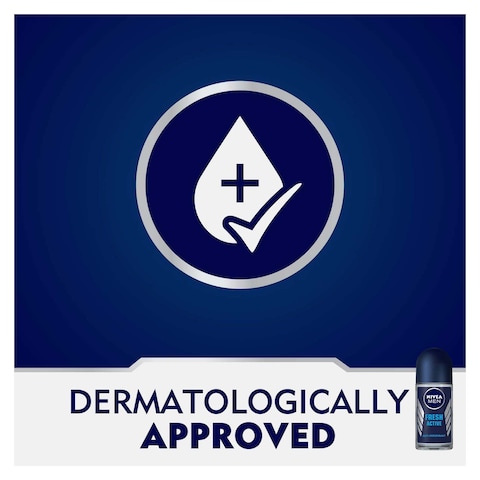 Nivea Men Antiperspirant Roll on for Men - Fresh Active Scent - 50ml