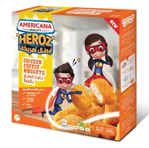 Americana Heroz Chicken Cheese Nuggets 500g