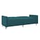 In House Leen 2 In 1 Sofabed Velvet Upholstered - Dark Turquoise
