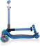 Globber Junior Foldable Lights Scooter Navy Blue 437-100