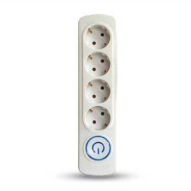 Elios Premio Multi-Sockets - 4 Outlet - White