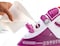 Black+Decker 2400W Steam Iron with Auto Shutoff and Ceramic Soleplate, Magenta - X2450-B5, 2 Years Warranty