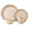 Thomson Stoneware Beige Dinnerware Sets 16 Pieces