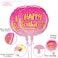 Party Propz 7 Pcs Happy Birthday Printed Balloons Combo Set For Girls Birthday Decoration/Birthday Party Supplies For Girls