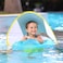 Baby Swimming Float Inflatable with Sun Protection Canopy for Age 3-30months