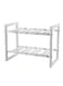 Generic Adjustable Stainless Steel Kitchen Rack White