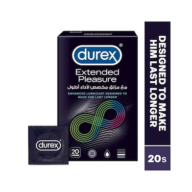 Durex Extended Pleasure Condoms 20 pieces