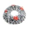 Carrefour Xmas Wreath With Flower Green 40cm