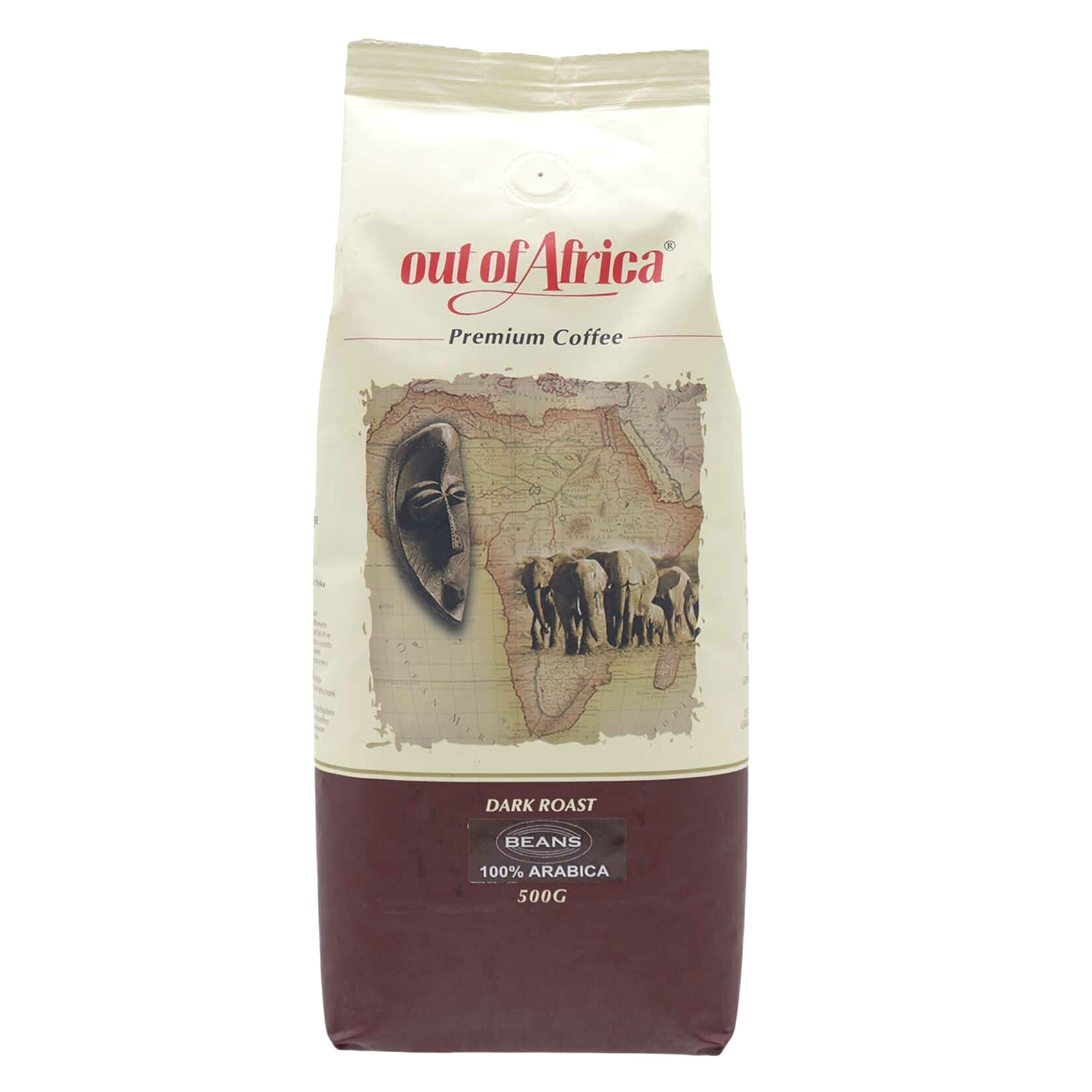 Out of Africa Dark Coffee Beans 500g