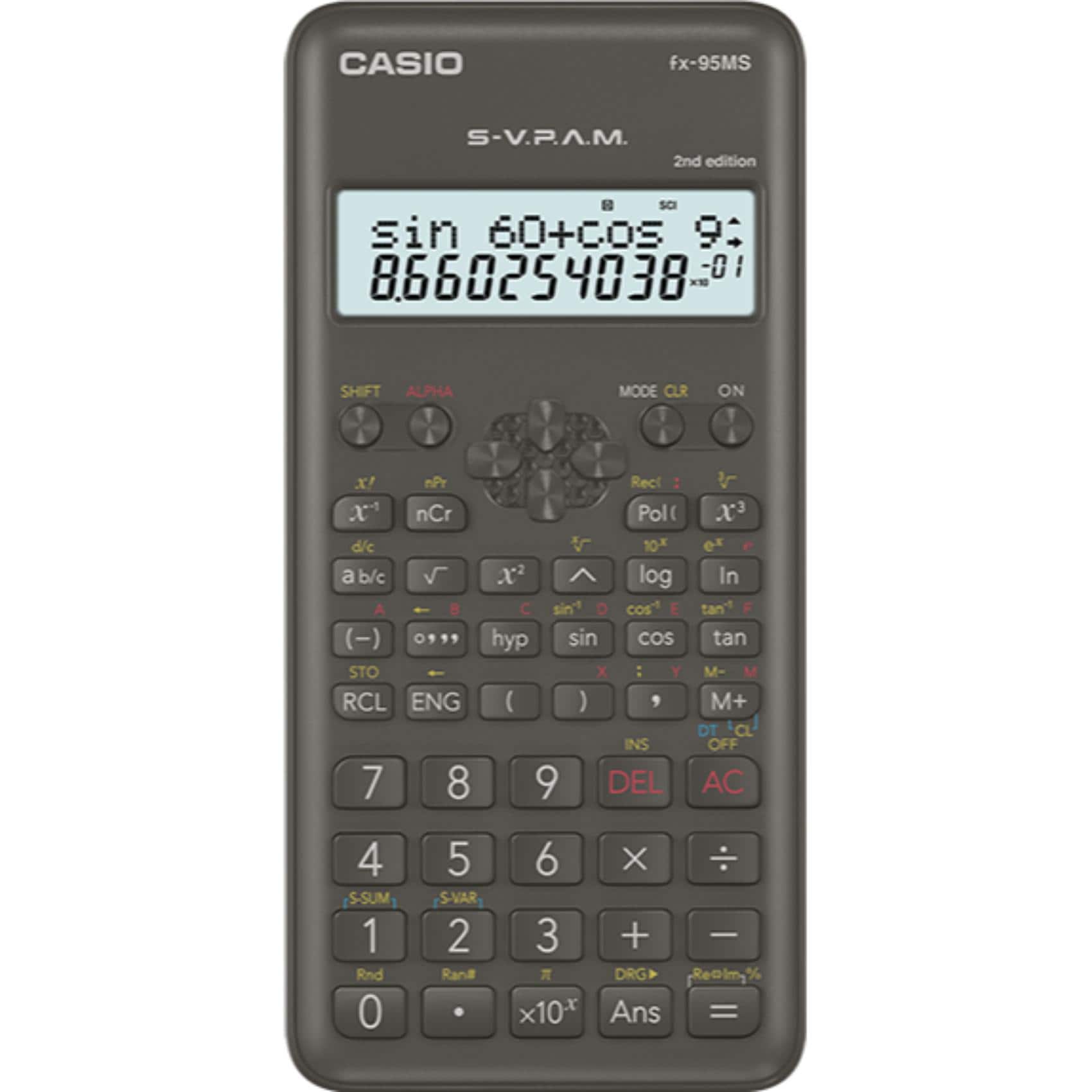 Casio FX 570MS Scientific Calculator 2nd Edition Black Online Carrefour UAE
