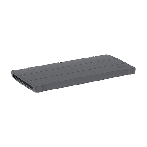 Cosmoplast Cedargrain Deck Storage Box Dark Grey 270L