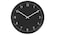 Wall clock, black