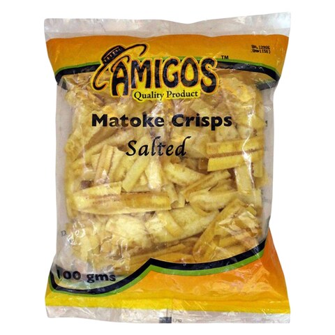 Amigos Salted Matoke Chips 100G