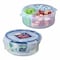 Lock and Lock Round Divided Food Container - 0.14 Liter